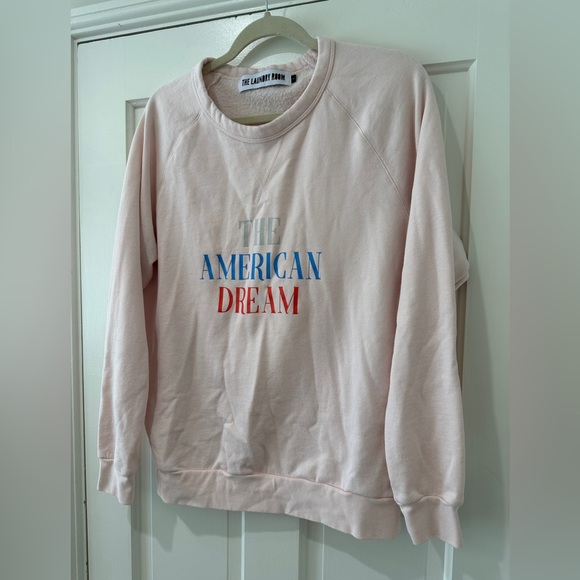 The Laundry Room The American Dream pink crewneck sweater long sleeve - Picture 6 of 8